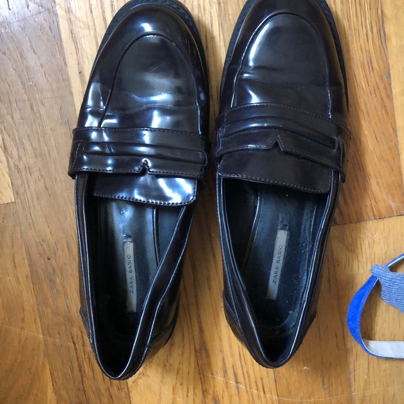 Dark brown Zara loafers - Picture 2 of 2